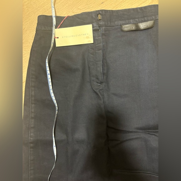 Almost black dark blue designer denim skirt. - Picture 3 of 4